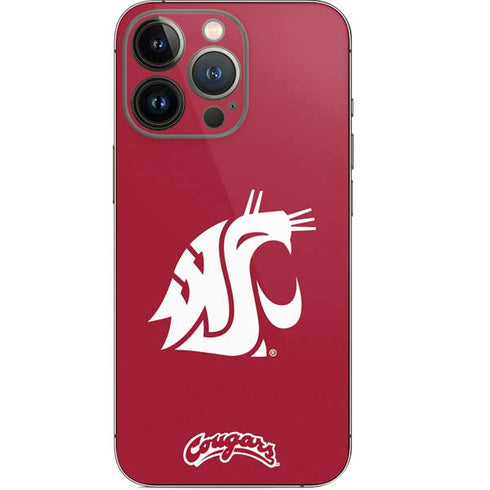 Washington State University Cougars Logo iPhone 14 Pro Skin